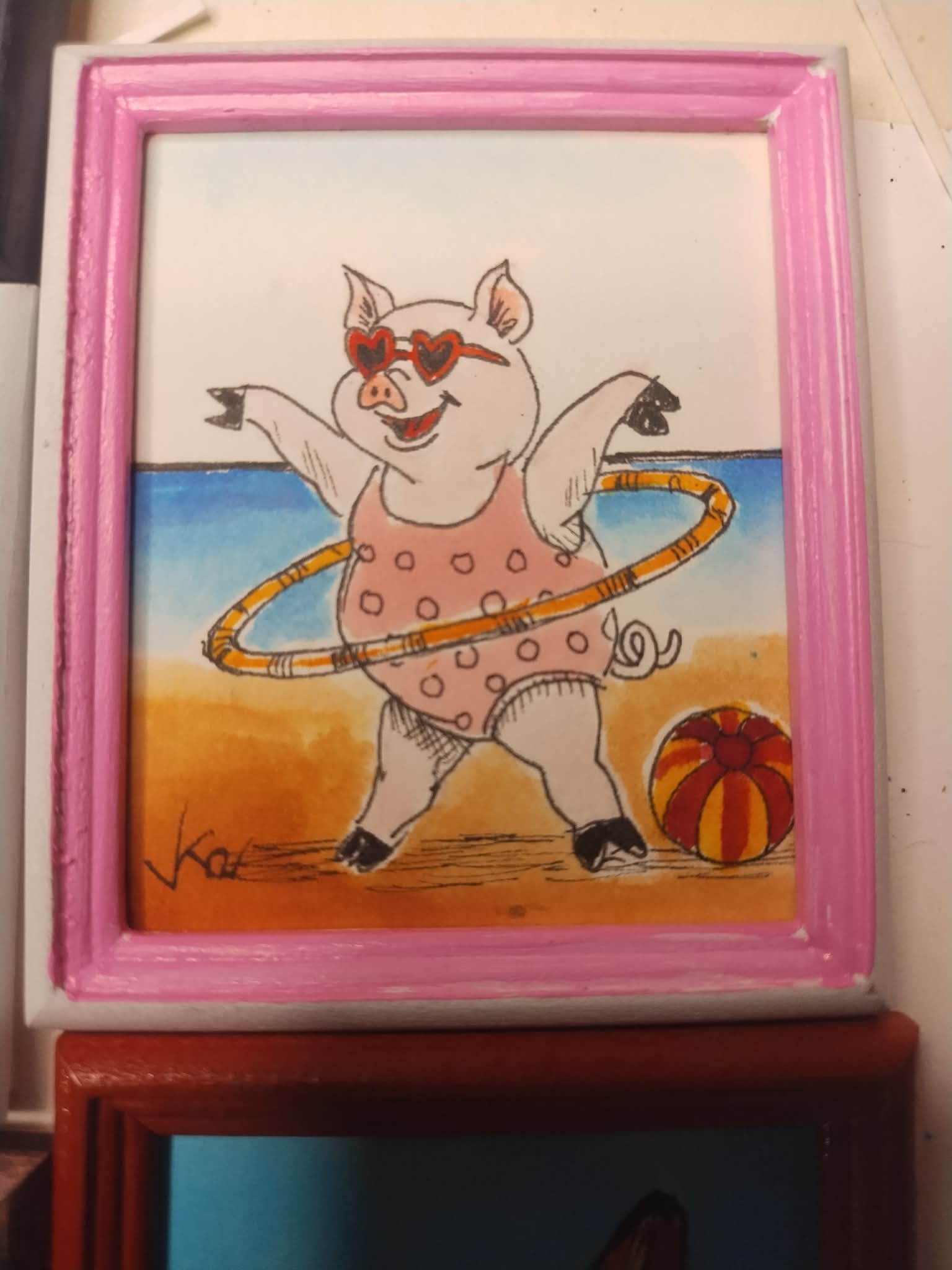 beach hula pig