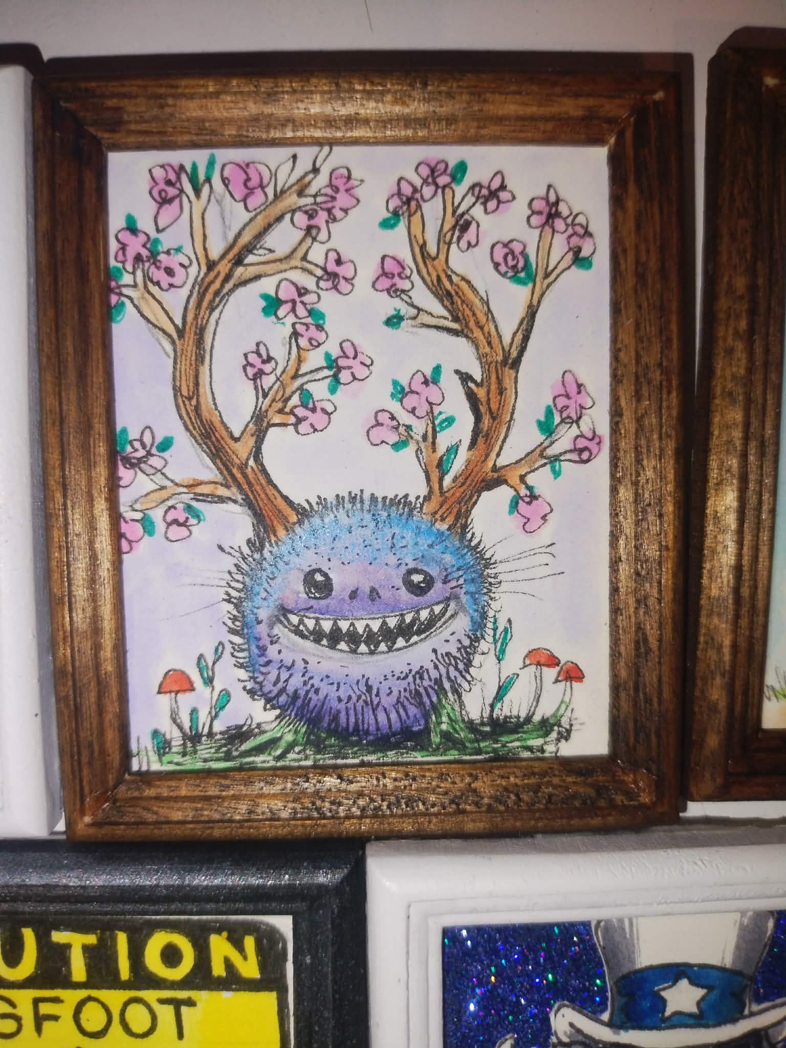 blossom tree critter