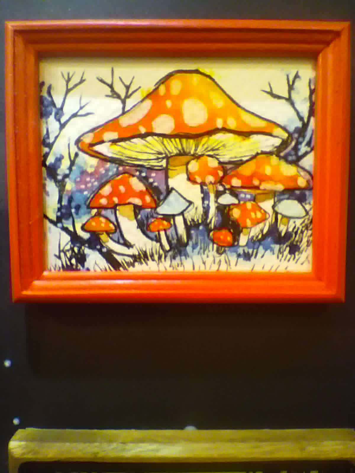 spotted mushrooms