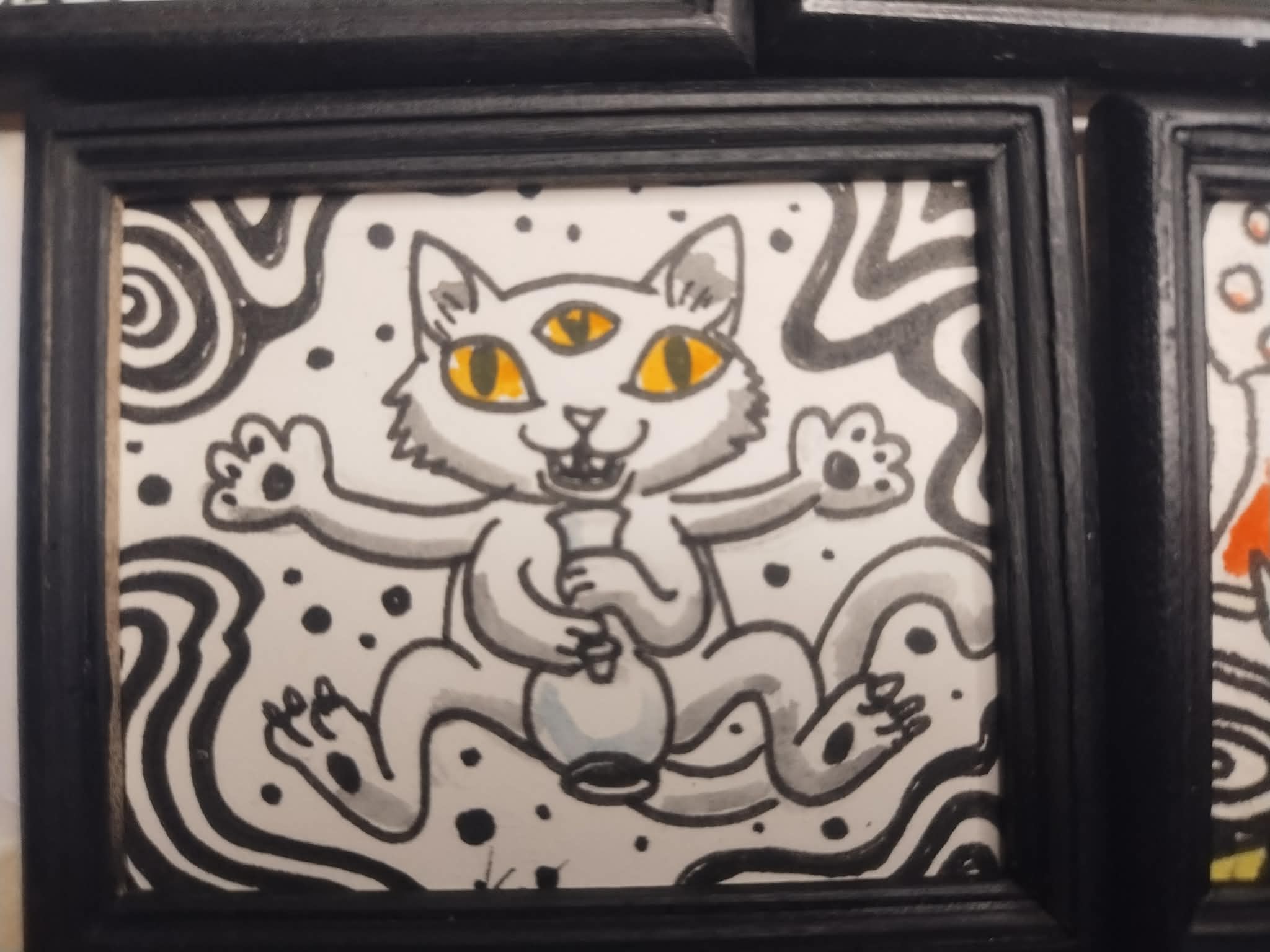 stoned cat